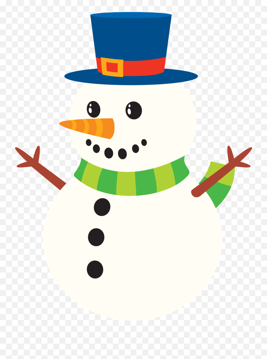 Cute Snowman Clipart - Muñecos De Nieve Png Emoji,Snowman Emoji Transparent