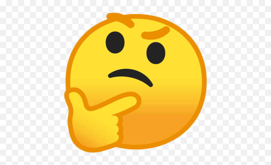 Shadymikey - Thinking Icon Emoji,Lol Idk Emoticon