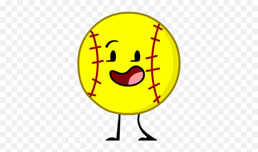 Softball Object Hotness Wikia Fandom - Smiley Emoji,Rip Emoticon