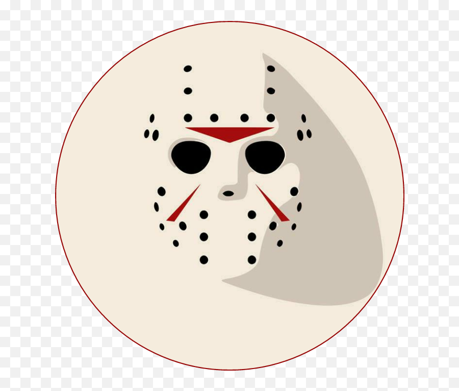 Jasonvoorhees - Jason Ski Mask Minimalist Emoji,Jason Voorhees Emoji