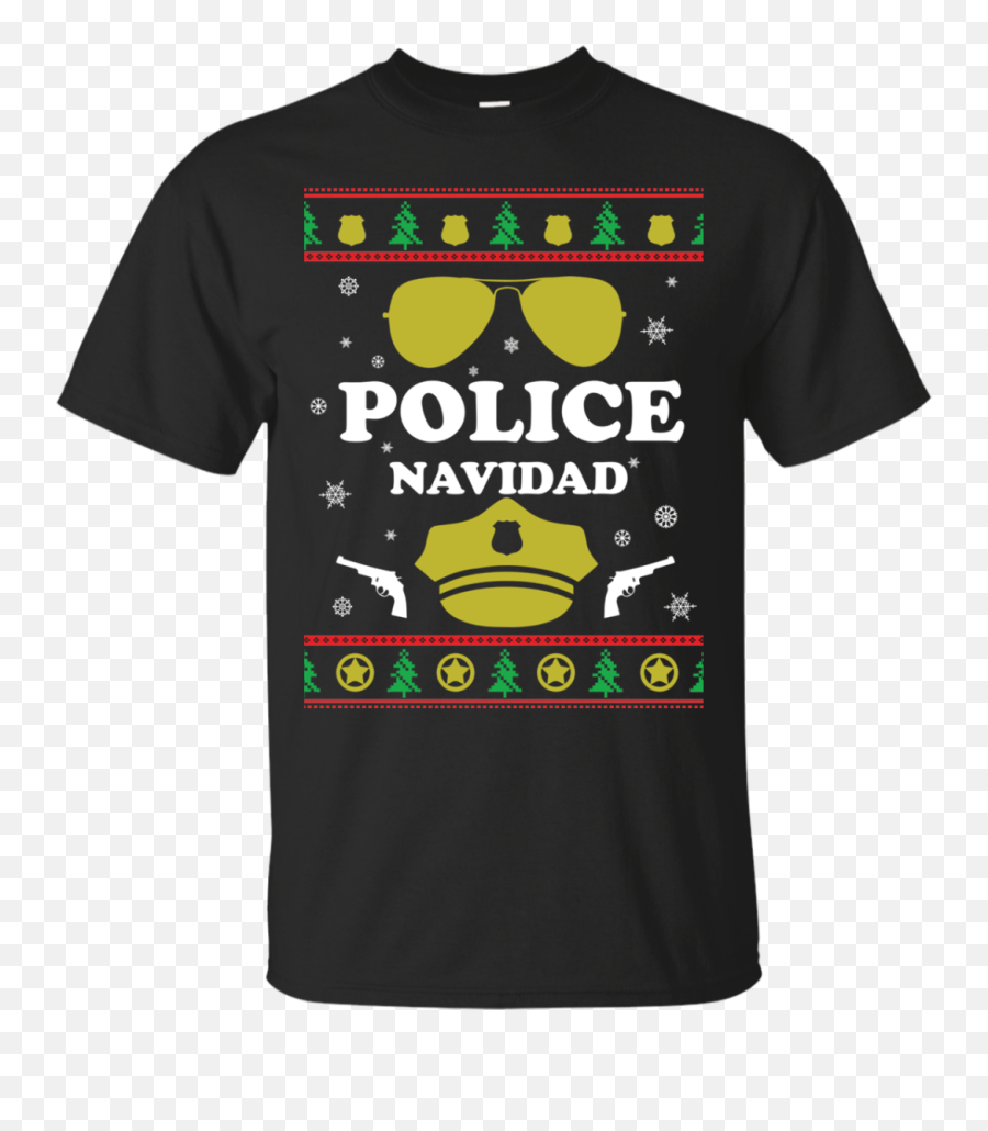 Police Navidad Christmas Sweater Tshirt Long Sleeve Emoji,Police Emoticon