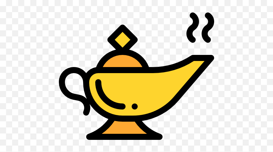 Genie Lamp Icon At Getdrawings - Magic Lamp Icon Emoji,Genie Emoji