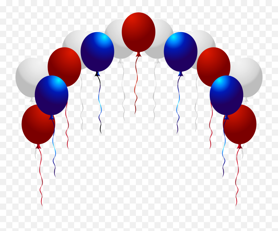 Free 4th Of Balloons Transparent U0026 Png Clipart Free Download Emoji,4th Of July Emoji Art