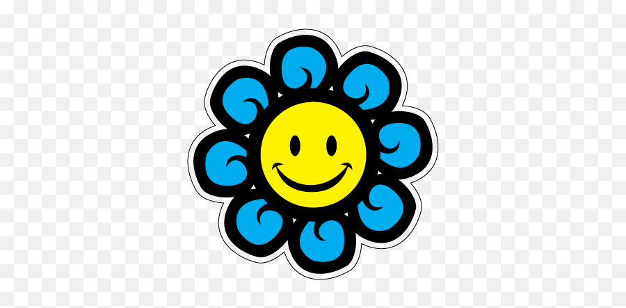 626 Magnet Free Clipart - Flower With Smiley Face Emoji,Emoji Magnets