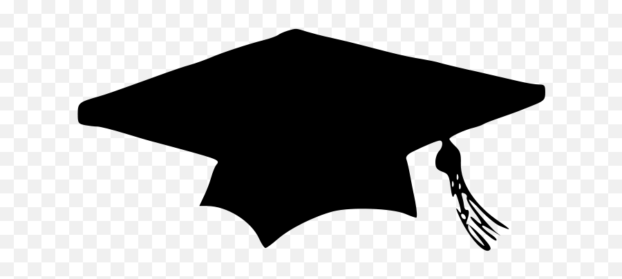 Graduation Clipart Graduation Hat Pencil And In Color - Graduation Cap Silhouette Png Emoji,Graduation Hat Emoji