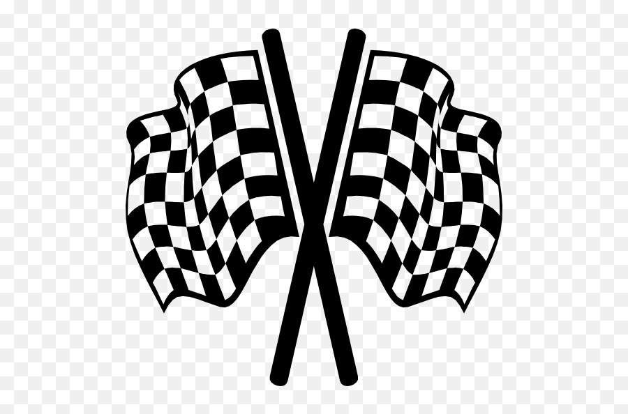 Cool Checkered Racing Flags Sticker - Marathon Continues Flag Drawing Emoji,Race Flag Emoji