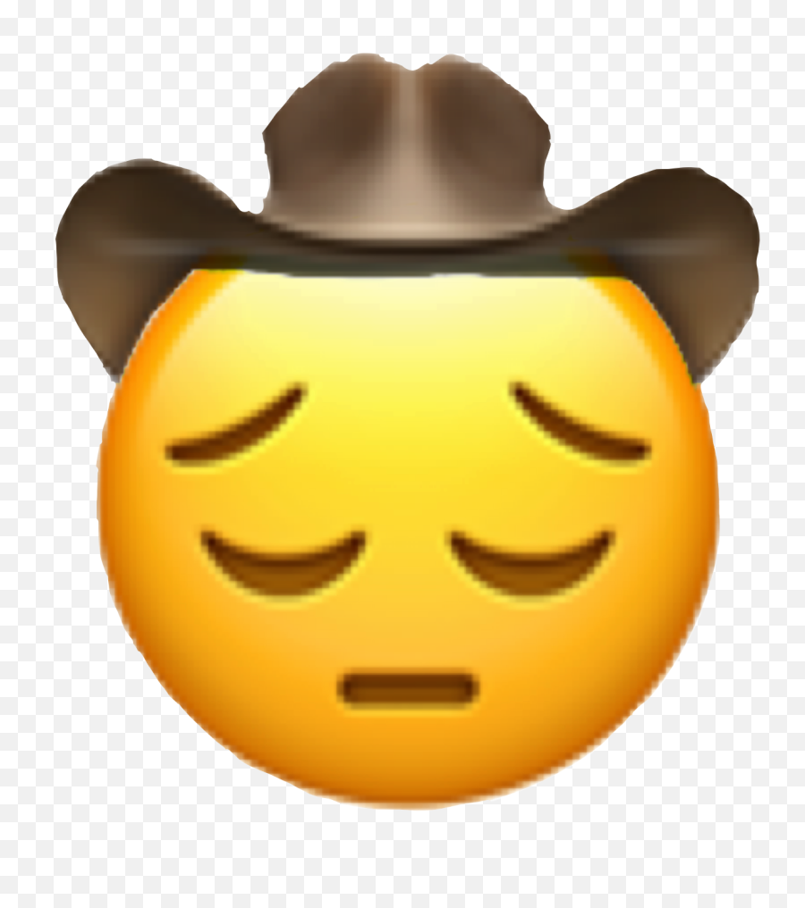 When They Say Yee Hay But Not Haw Yee - Sad Cowboy Emoji Png,Hay Emoji