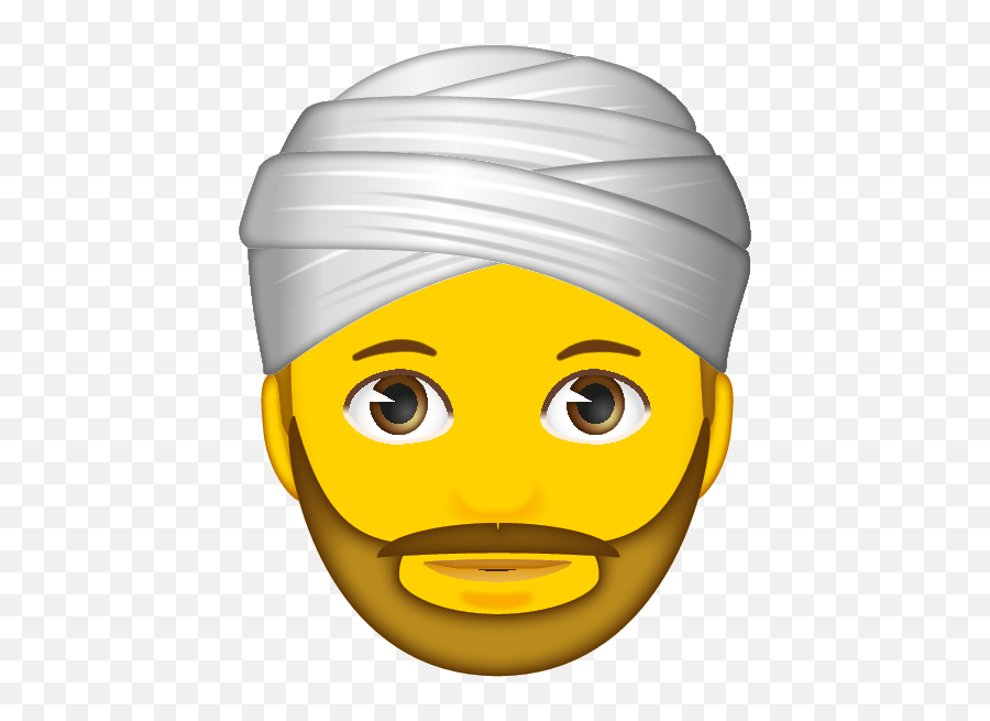 Emoji - Man Wearing Turban Face,Turban Emoji