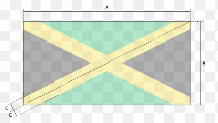 Jamaican Flag Pms Colors - Triangle Emoji,Jamaican Flag Emoji Iphone