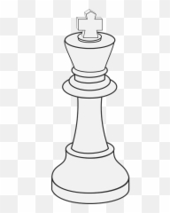 Strategie Vektorgrafiken - White King Chess Piece Emoji