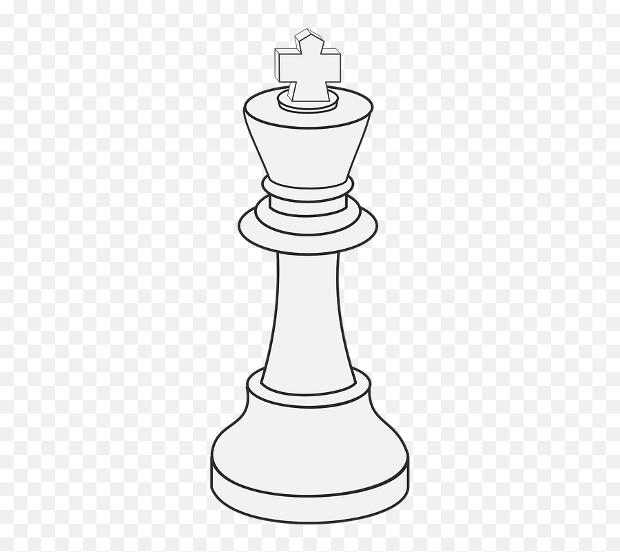 Strategie Vektorgrafiken - White King Chess Piece Emoji,Ass Emoticon