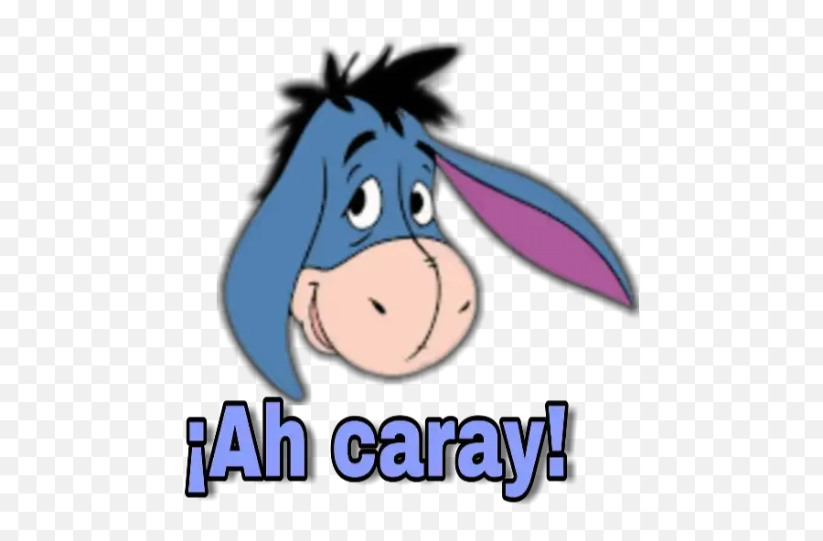 Eeyore Stickers For Whatsapp - Cartoon Emoji,Eeyore Emoji