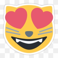 Demuestra Tu Sentir Con El Emoticon Ojos Corazón - Cat Heart Eyes Emoji Discord,Significado De Los Emojis