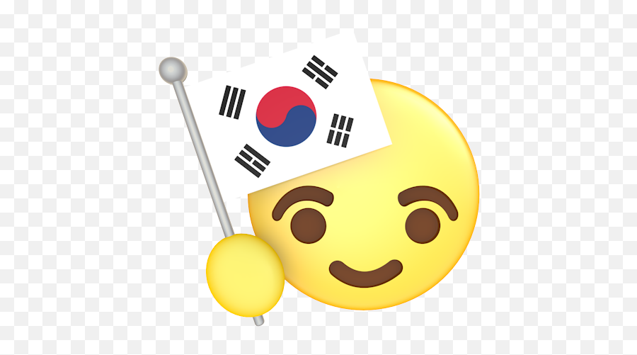 Republic Of Korea - Flag Of Korea Emoji,Korean Flag Emoji