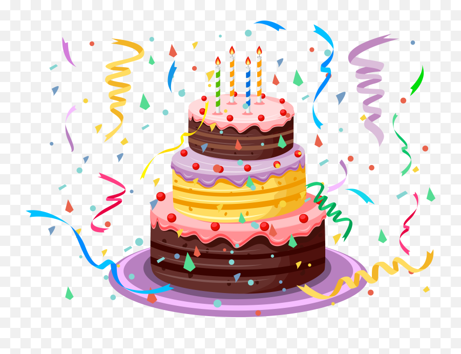 4443 Confetti Free Clipart - Birthday Cake Png Emoji,Confetti Emoji