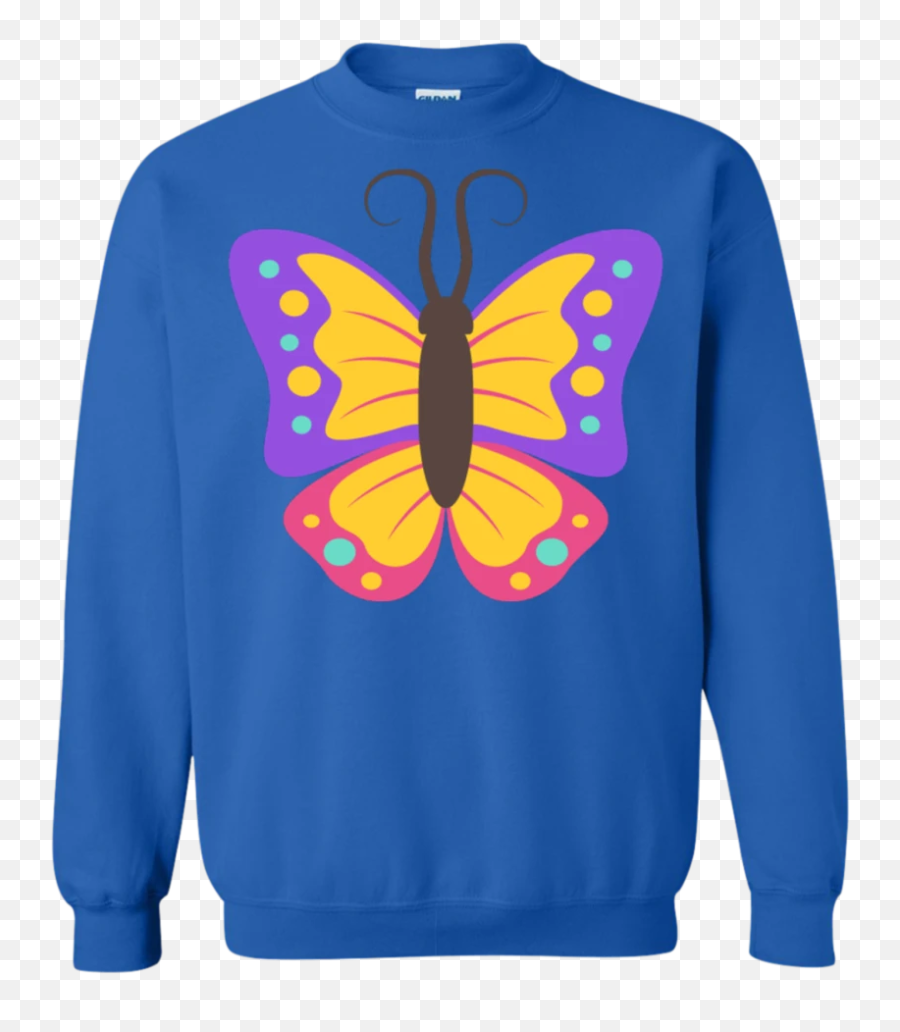 Beautiful Butterfly Emoji Sweatshirt - Sweater,Butterfly Emoji