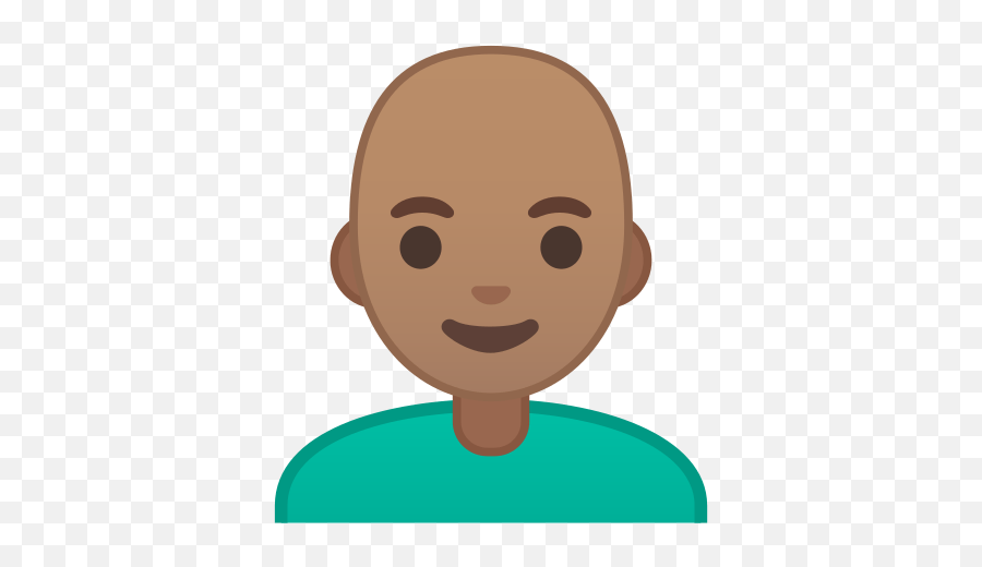 Medium Skin Tone Bald Meaning - Human Emoji,Bald Man Emoji