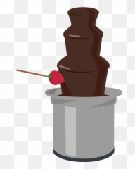 4570book - Chocolate Fondue Clipart Emoji