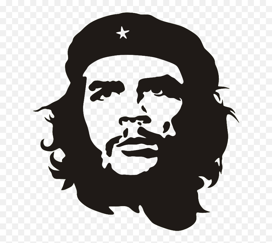Che Guevara Vector Svg Format - Che Guevara No Background Emoji,Santa Emoji