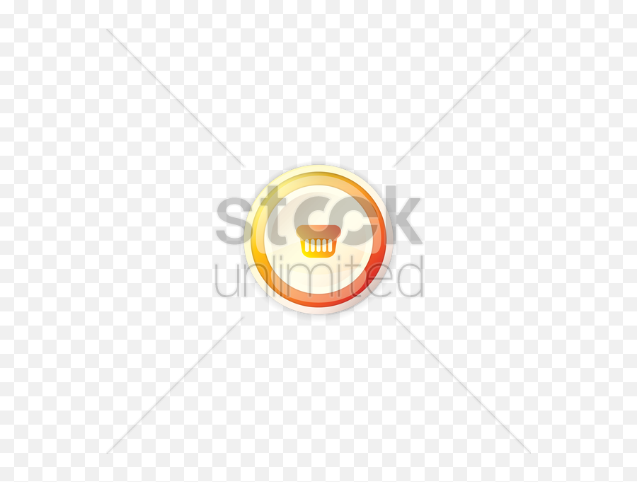 Trash Button Vector Image Emoji,Trash Emoticon