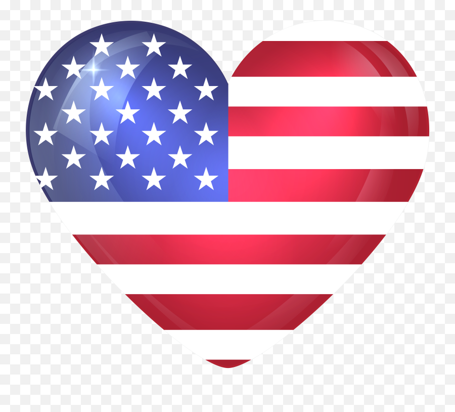 American Flag Heart Png Picture - American Flag Shape Of Heart Emoji,Norway Flag Emoji