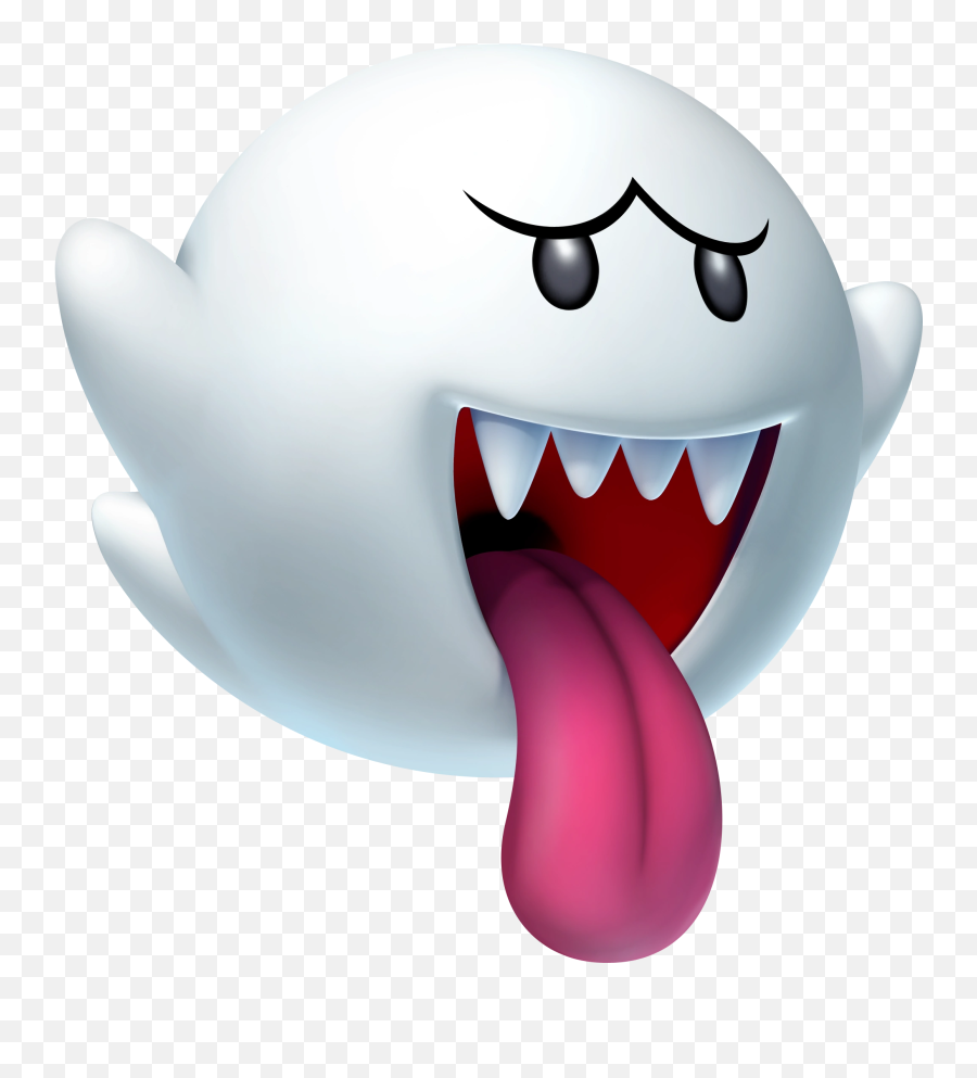 Crystal Legends - Boo Mario Party Emoji,Tongue Wagging Emoticon