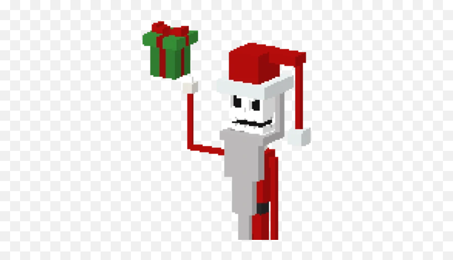 Santa Jack Disney Crossy Road Wikia Fandom - Cartoon Emoji,Pickaxe Emoji