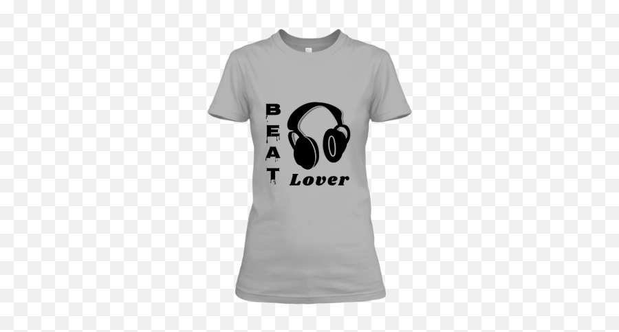 Beat Lover Womens Half Sleeve T - Love Emoji,Women's Emoji Shirt