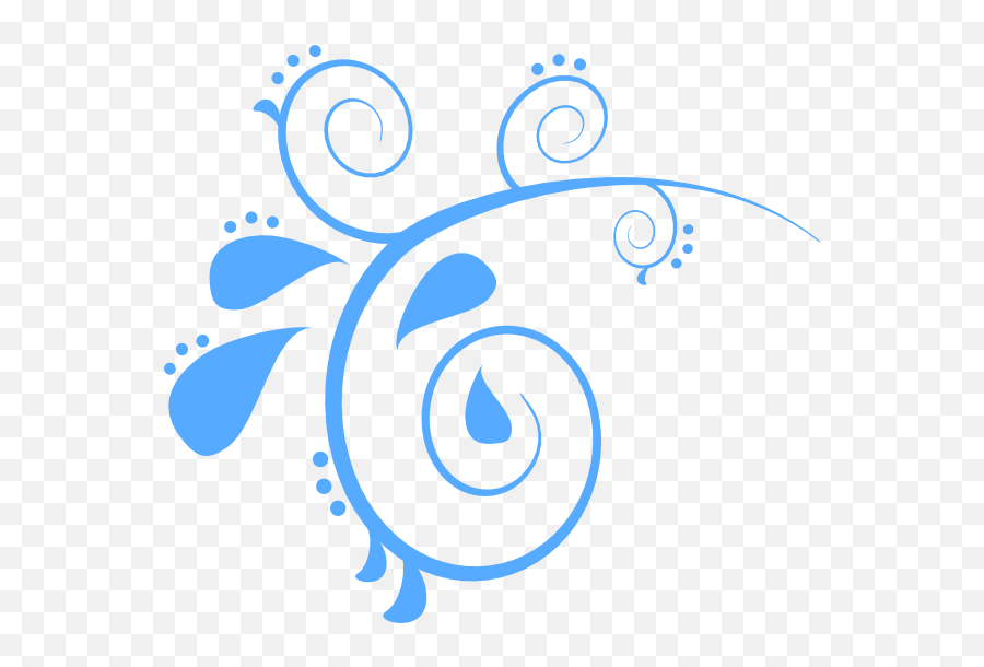 Blue Swirl Clipart - Blue Swirls Clipart Emoji,Blue Swirl Emoji