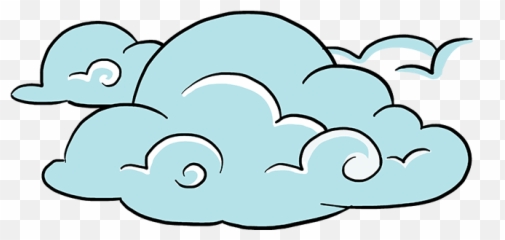 How To Draw Clouds - Really Easy Drawing Tutorial Clip Art Emoji,On Cloud Nine Emoji