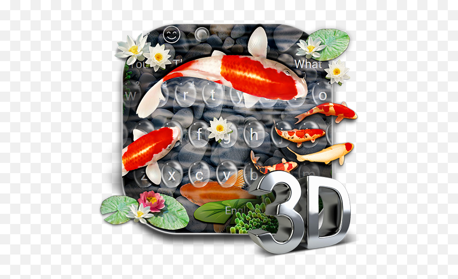 Therapeutic Koi Fish Keyboard - Apps On Google Play Sardine Emoji,Fish Hook Emoji