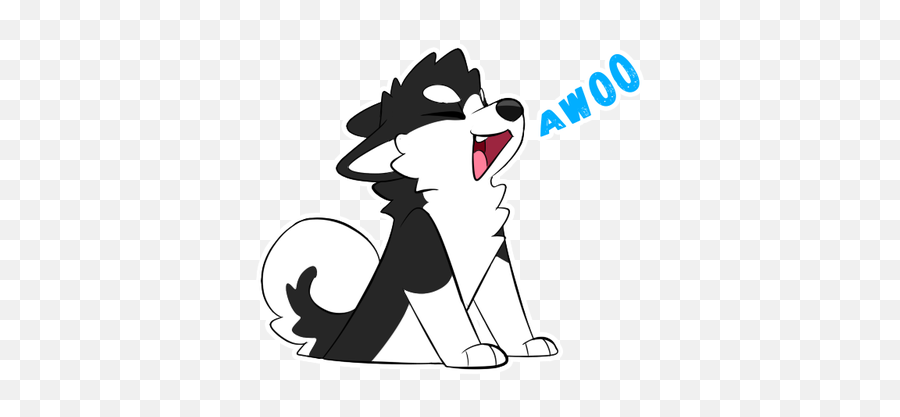 Furry Telegram Stickers - Awoo Furry Sticker Emoji,Furry Emojis