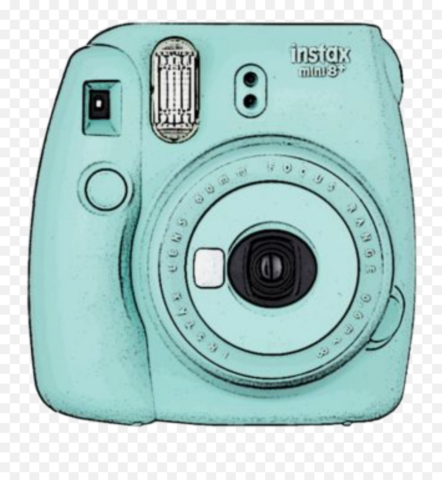 Do U Have A Polaroid Camera I Do But Itu0027s Pink - Polaroid Camera Sticker Emoji,Camera Emoji With Flash