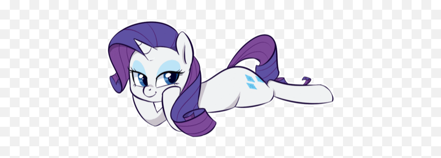 Fashion Pony Stickers For Android Ios - Rarity From My Little Pony Animated Emoji,Pony Emoticons