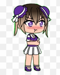 gacha life gachalife mad blush blushing gorl girl prett - Girl Blushing Gacha Life Emoji