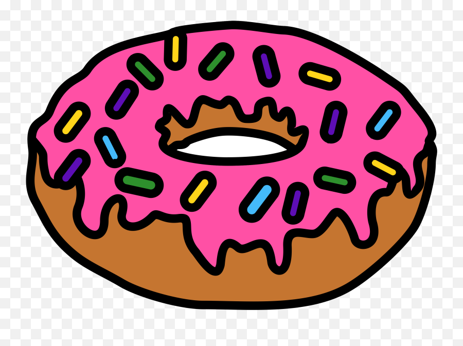 Doughnut Clipart - Imagenes De Donas Animadas Png Emoji,Donut Emoji Png