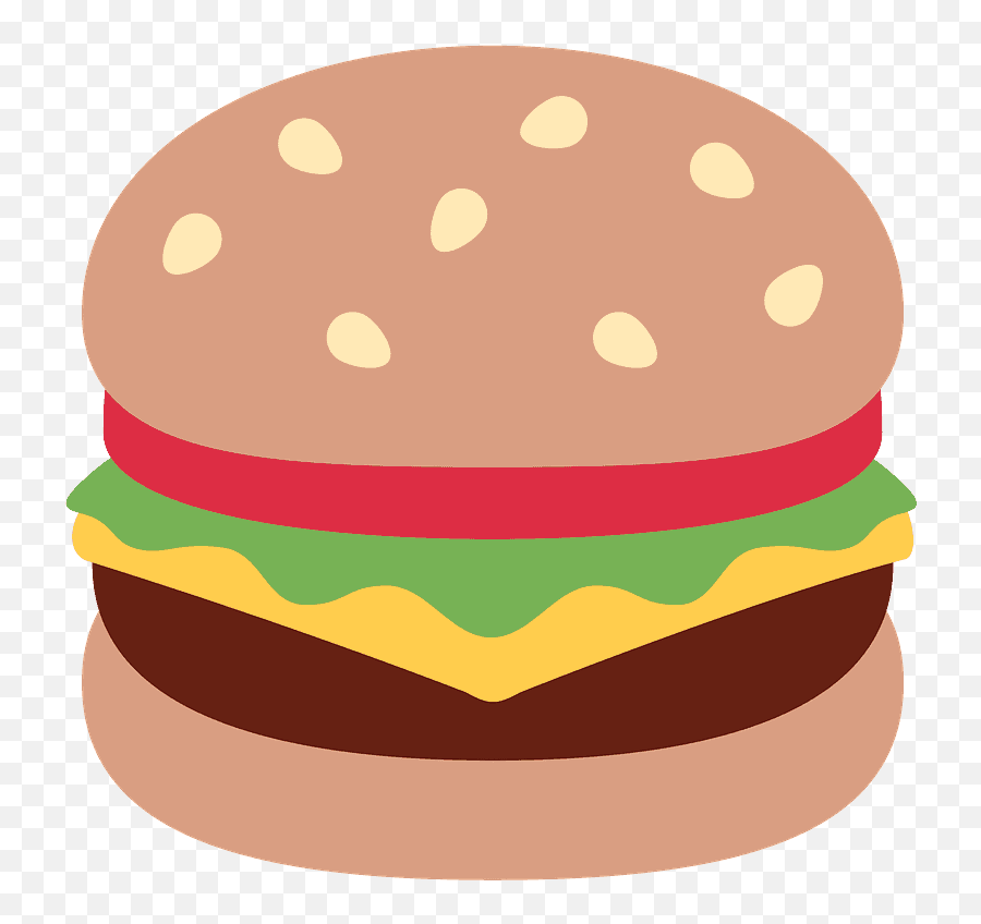 Hamburger Emoji Clipart - Burger Emoji Transparent Background,New Bacon Emoji