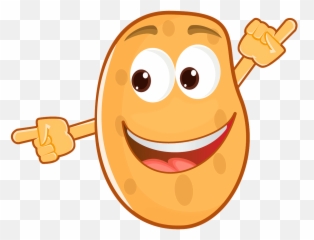 Happy Potato Clipart Free Download Transparent Png Creazilla - Potato Picture For Kids Emoji,Lg Emojis