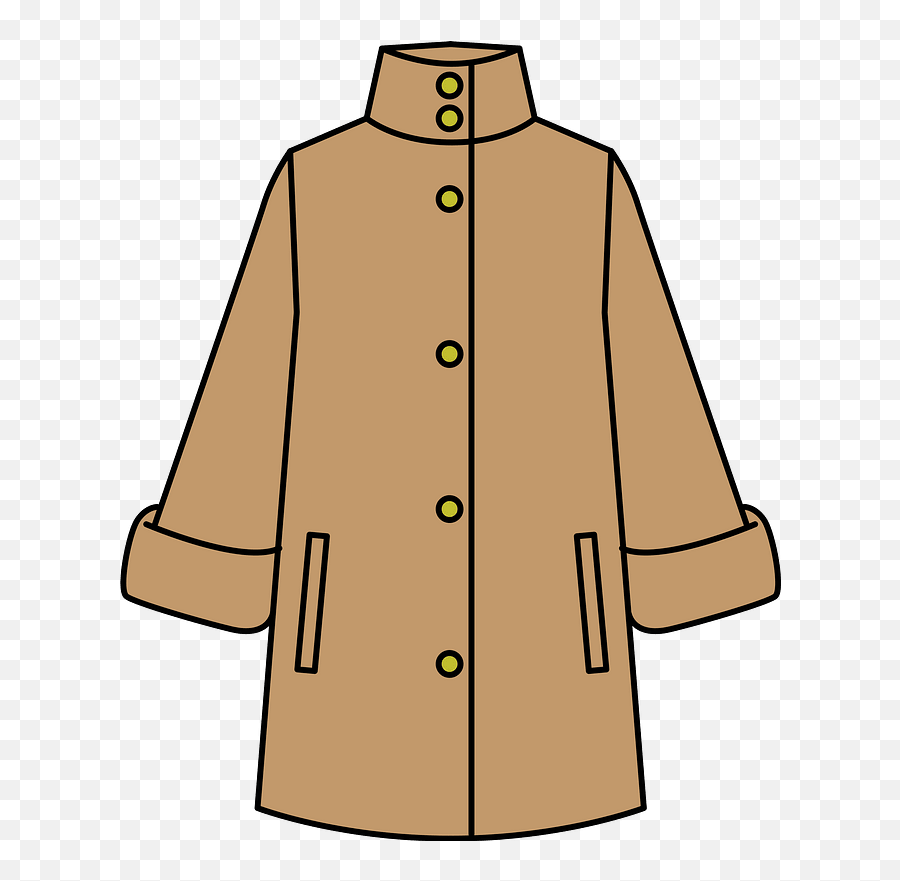 Brown Coat Clipart - Long Sleeve Emoji,Jacket Emoji