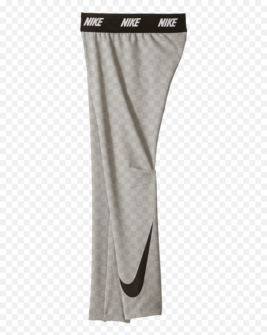 Nwt Girls Youth Nike Sport Essentials Leggings Gray W Black Swoosh Size 6 30 - Solid Emoji,Nike Swoosh Emoji