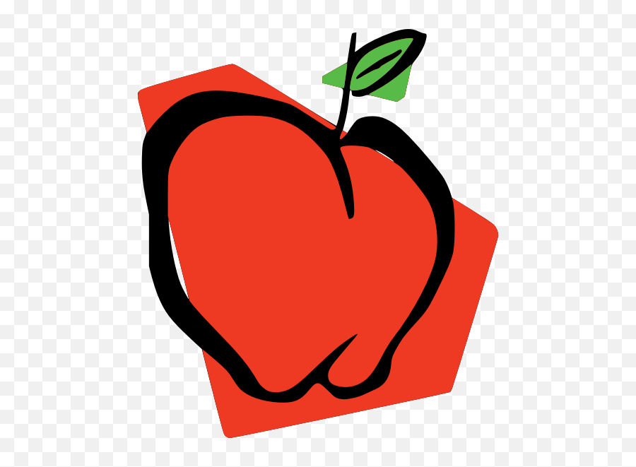 Red Apple - Clip Art Emoji,Question Mark In A Box Emoji