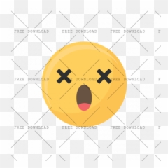 Dizzy Face Emoticon Png - Portrait Emoji