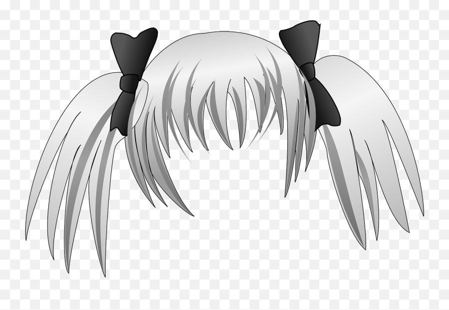 Hairstyles Hair Girl Female Blonde - Anime Girl Hair Png Emoji,Butt Cheek Emoji