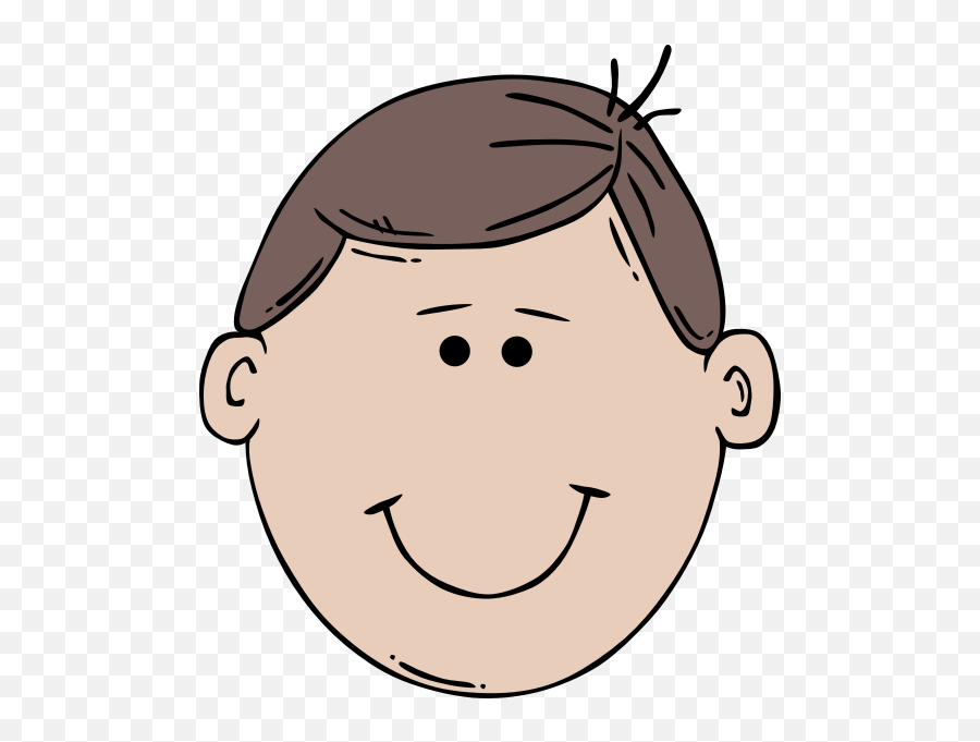 Man Face Cartoon - Brother Face Clipart Emoji,Shocking Face Emoticon