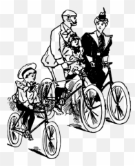 Bike Family Vector Image - Family Cycling Clipart Png Emoji,Bike Arm Emoji
