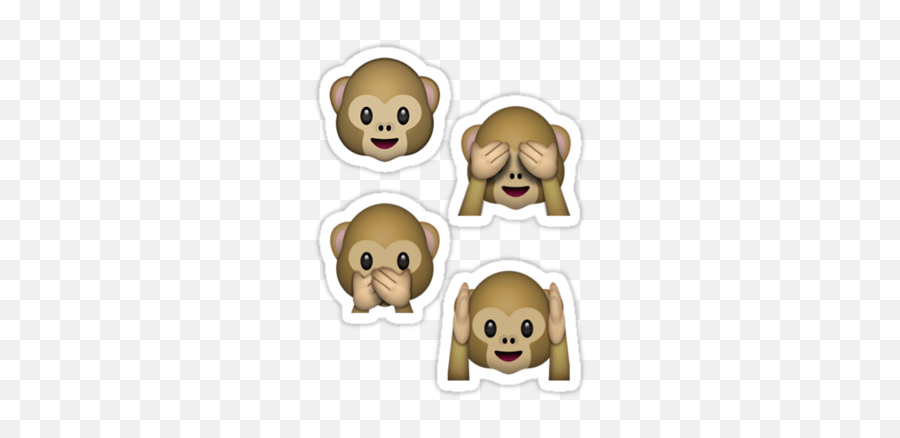 Monkey Emoji Sticker - Monkey Emoji Sticker,Monkey Emoji