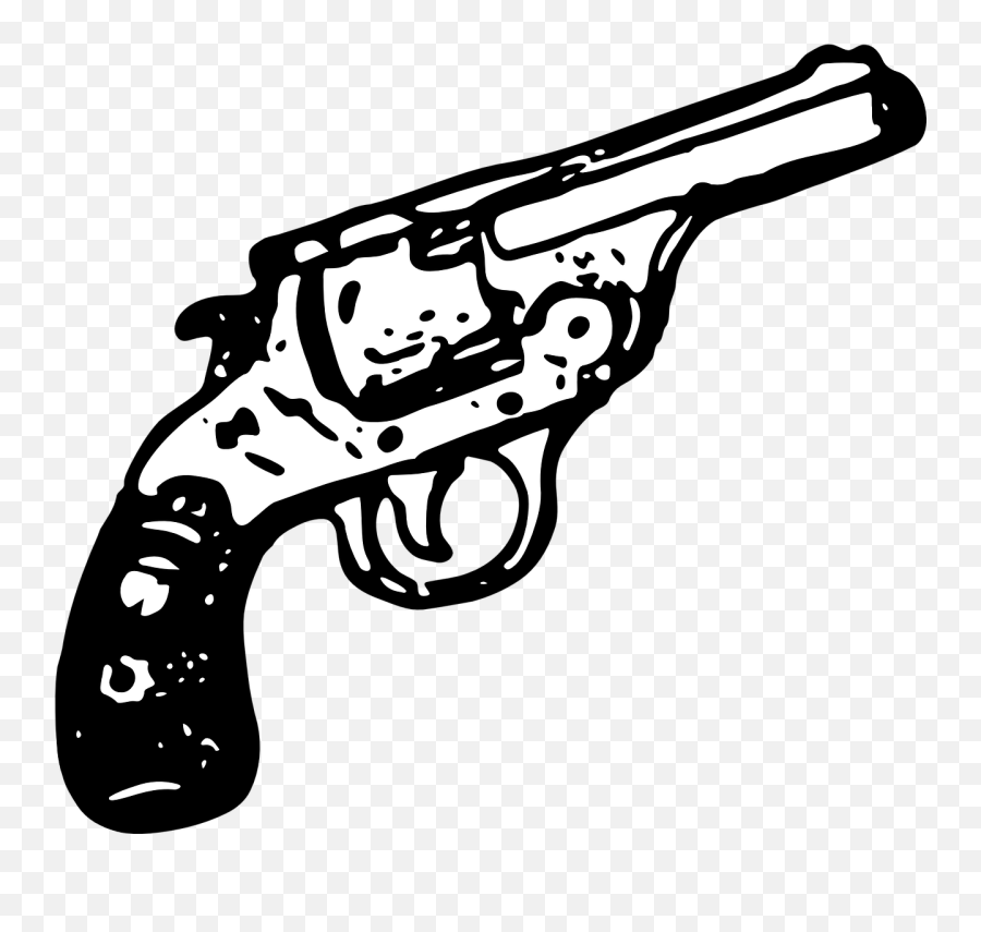 Gun Revolver Pistol Weapon Handgun - Zbra Png Emoji,Water Pistol Emoji