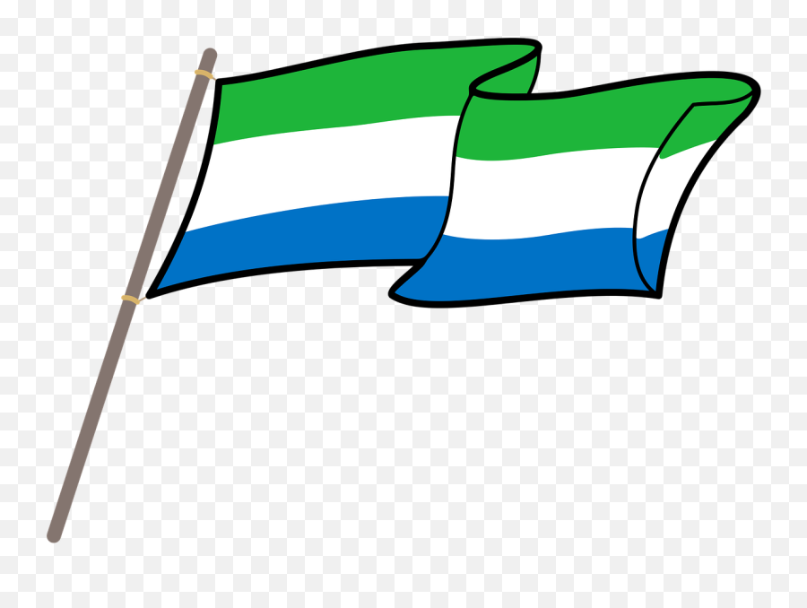 Sierra Leone Flag Graphics National - Polish Flag Clipart Emoji,Sierra Leone Flag Emoji