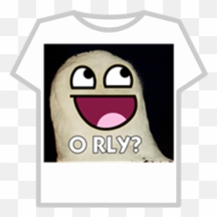 O Rly Owl Epic Face - T Shirt Para Roblox Emoji