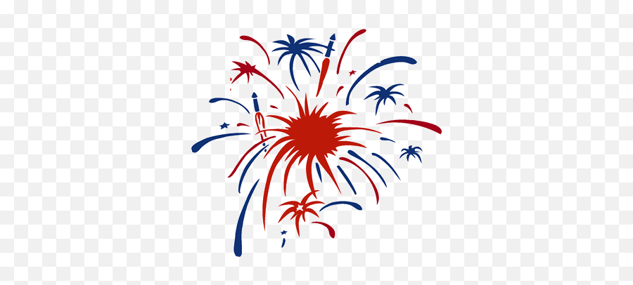 Fireworks Clipart - Firework Clip Art 4th Of July Emoji,4th Of July Emoji Art
